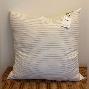Givi Lulu Decorative Striped Pillow case only*** 24x24 New